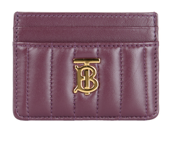 Burberry Lola Card Case, Leather, Burgundy, MII, DB, 3*